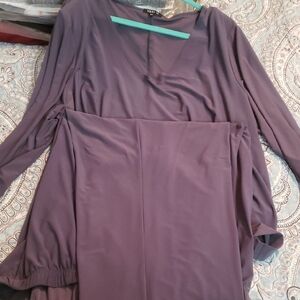 Grey Pant Suit By Vikki Vi